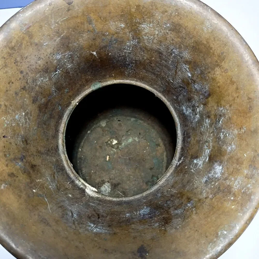 Beech Nut Spitting Contest Vintage Brass Spittoon